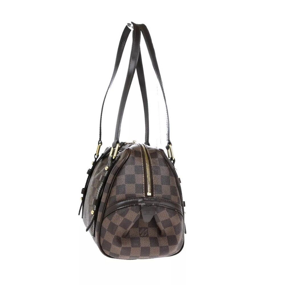 LOUIS VUITTON Rivington PM Shoulder Bag Damier Ebene Leather - Picture 13 of 16